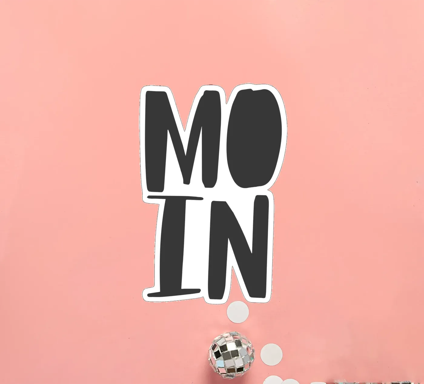 Moin sticker by PurePeachStudio