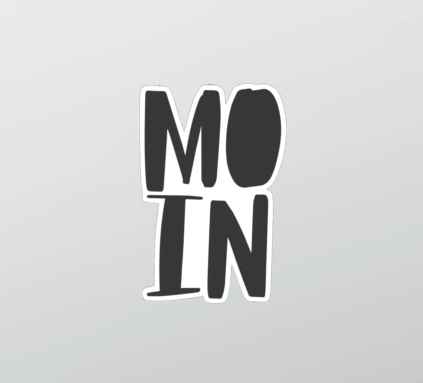 Moin sticker by PurePeachStudio