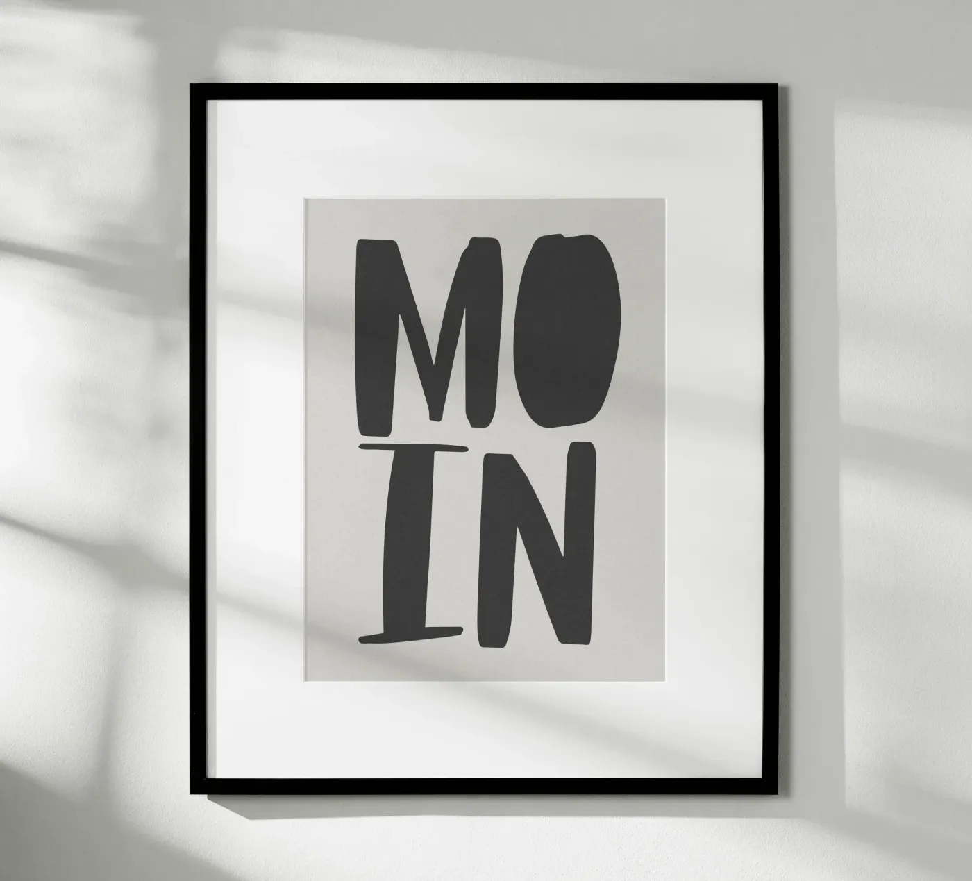 Moin poster van PurePeachStudio