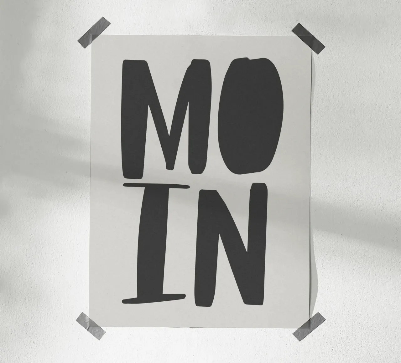 Moin Poster von PurePeachStudio