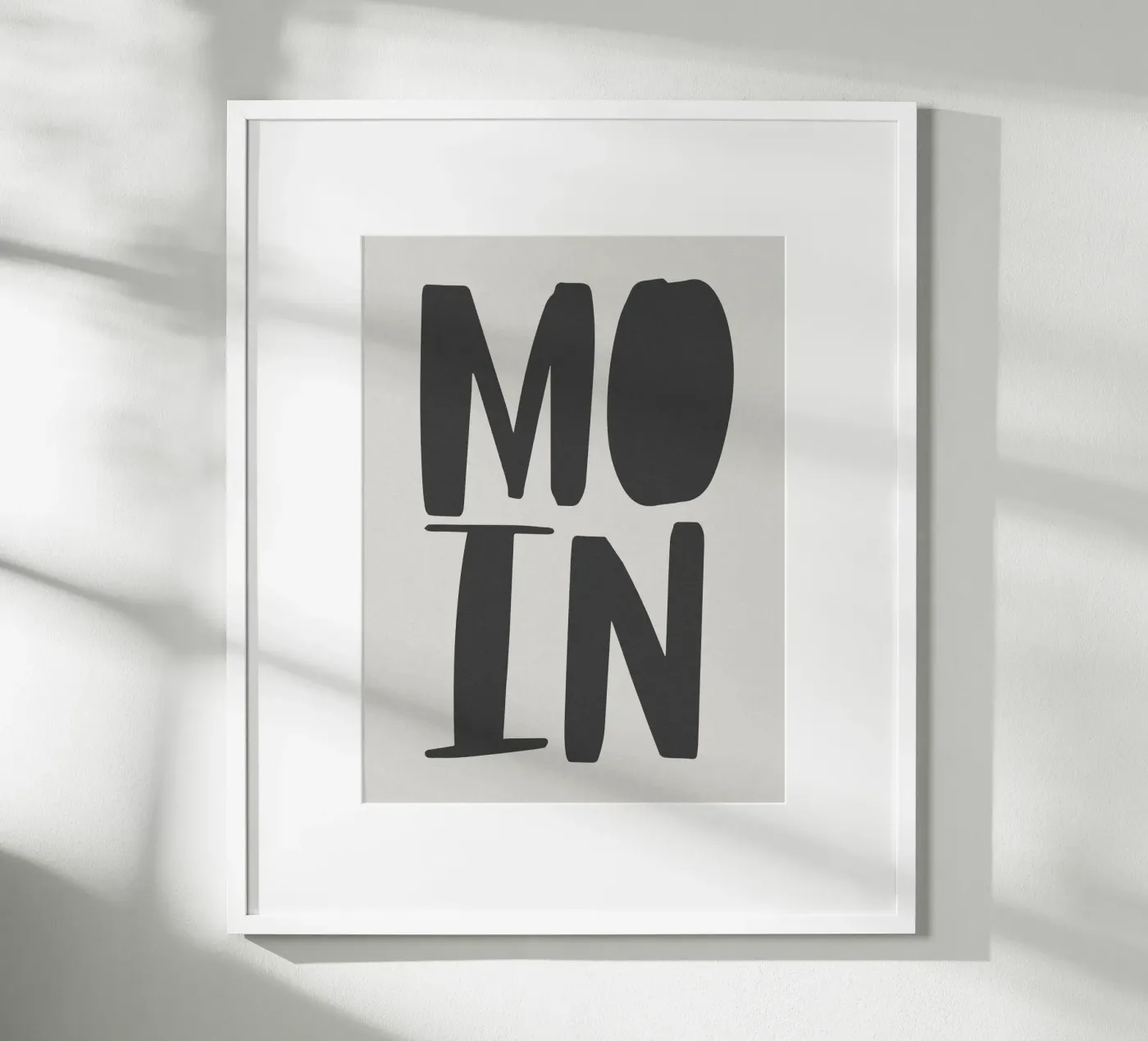Moin poster van PurePeachStudio