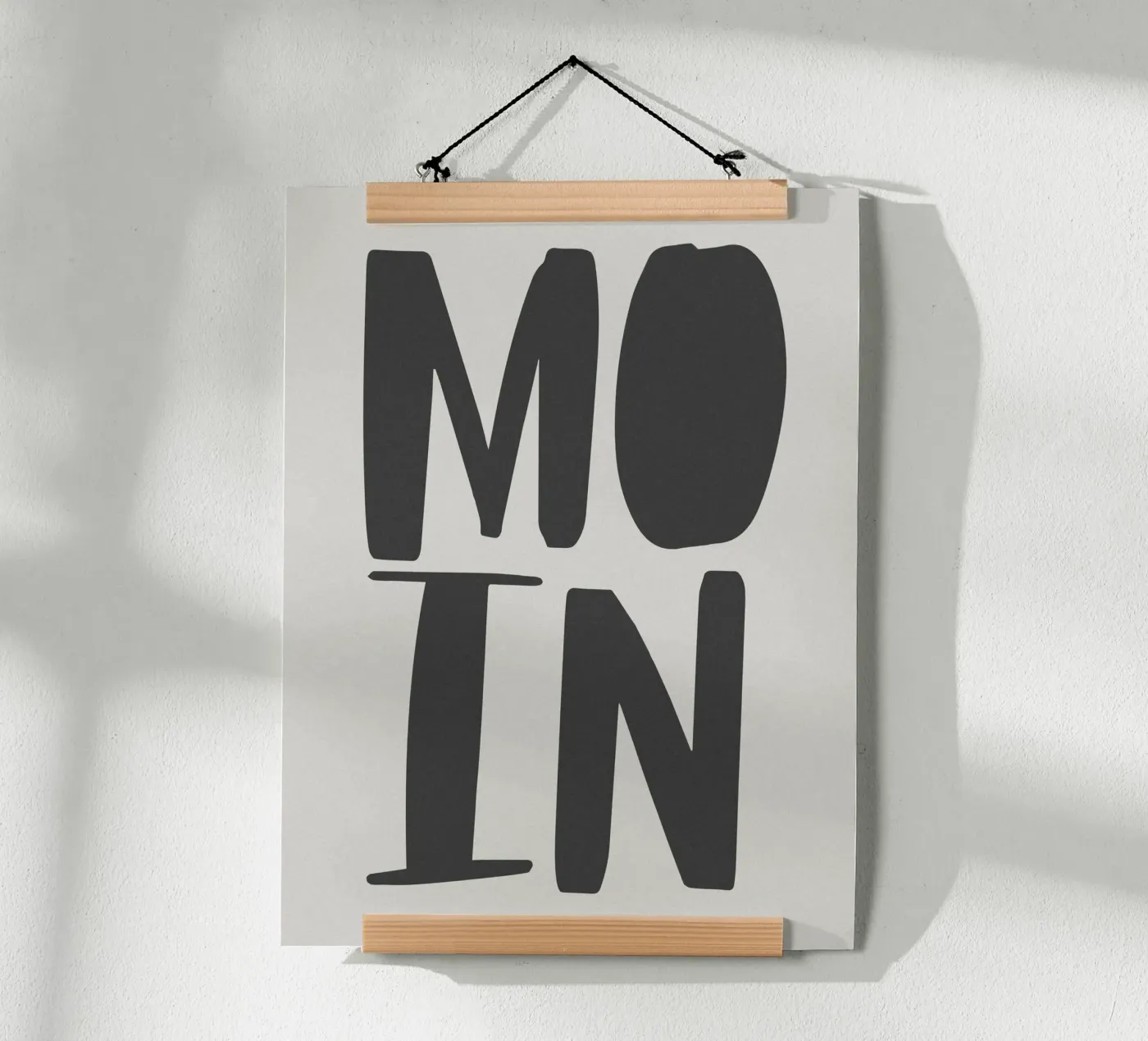 Moin poster van PurePeachStudio