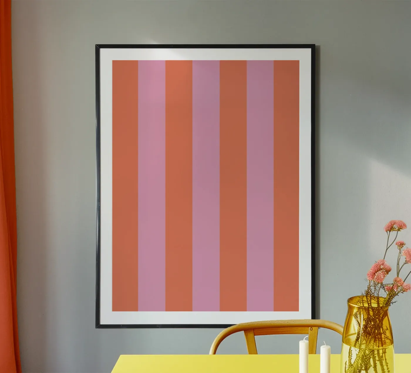 Modern stripe poster da Your notes