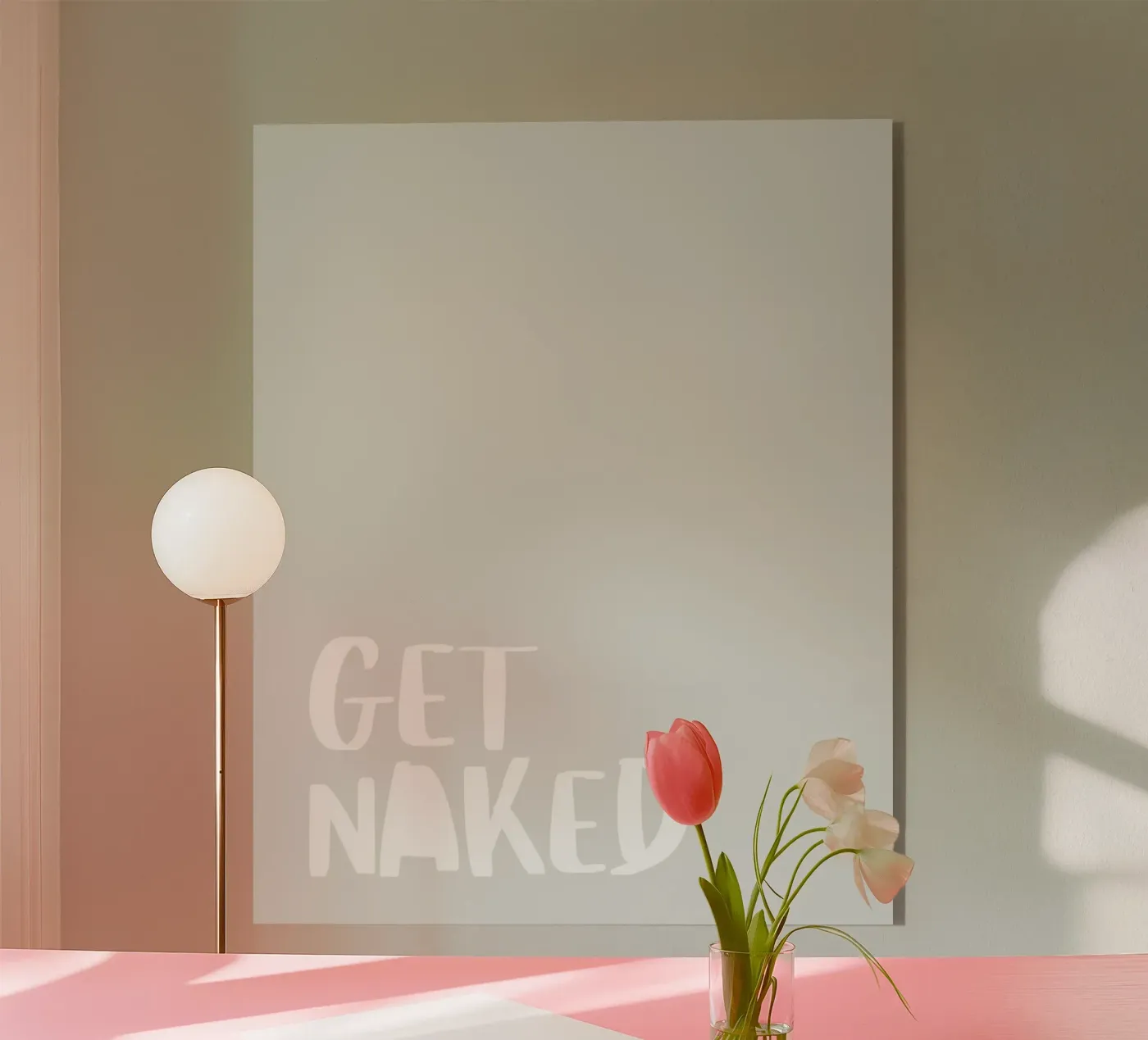 Get Naked plexiglass da PurePeachStudio