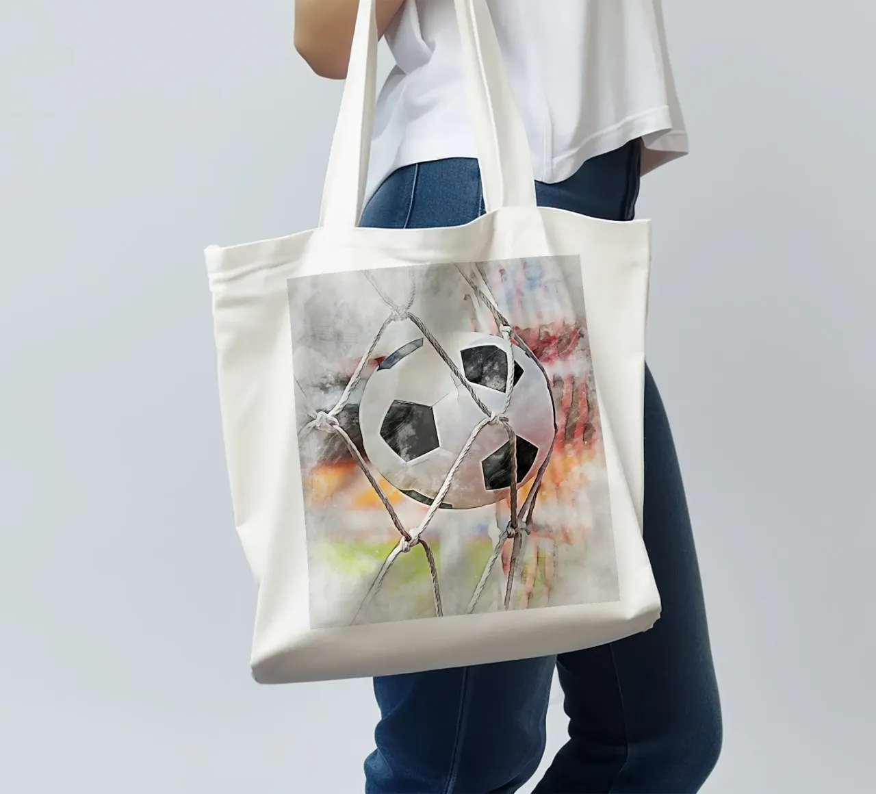 Calcio - gol borsa in juta da Mateo
