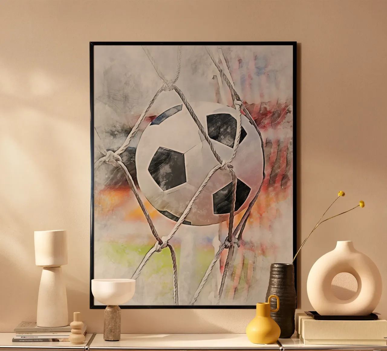 Calcio - gol carta hahnemühle da Mateo