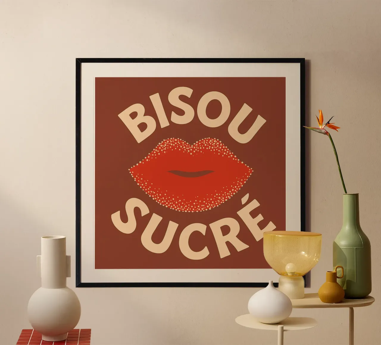 Dolce bacio poster da PurePeachStudio