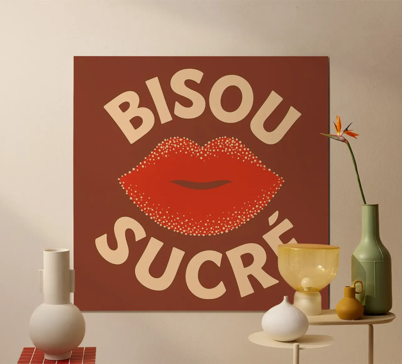 Dolce bacio poster da PurePeachStudio