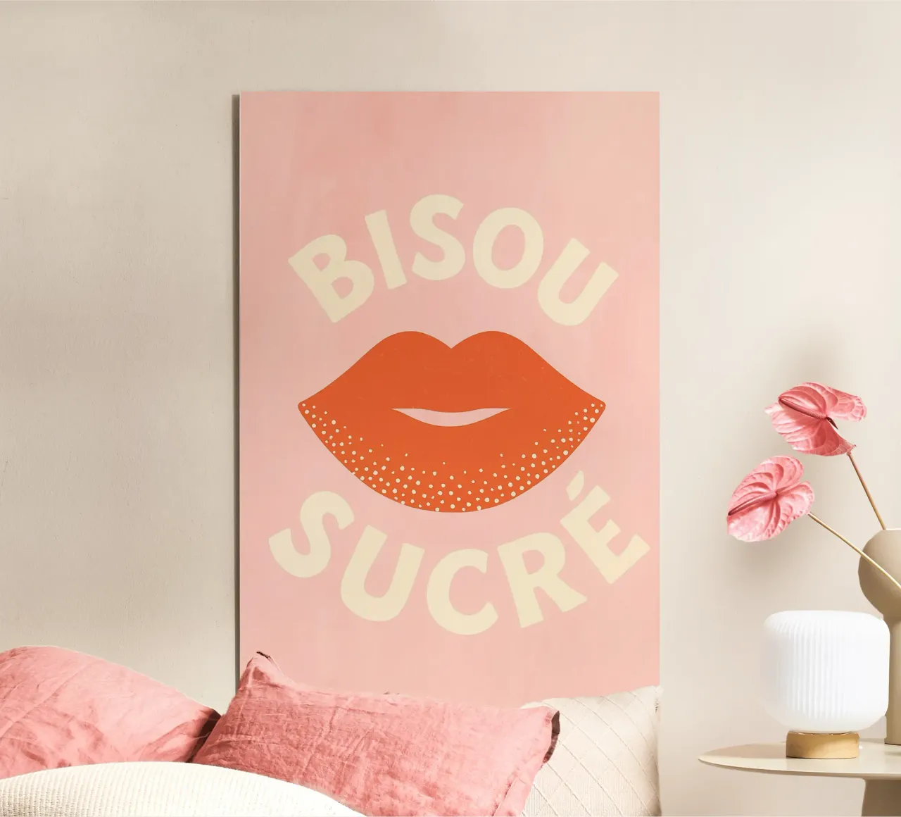 Dolce bacio alluminio dibond da PurePeachStudio