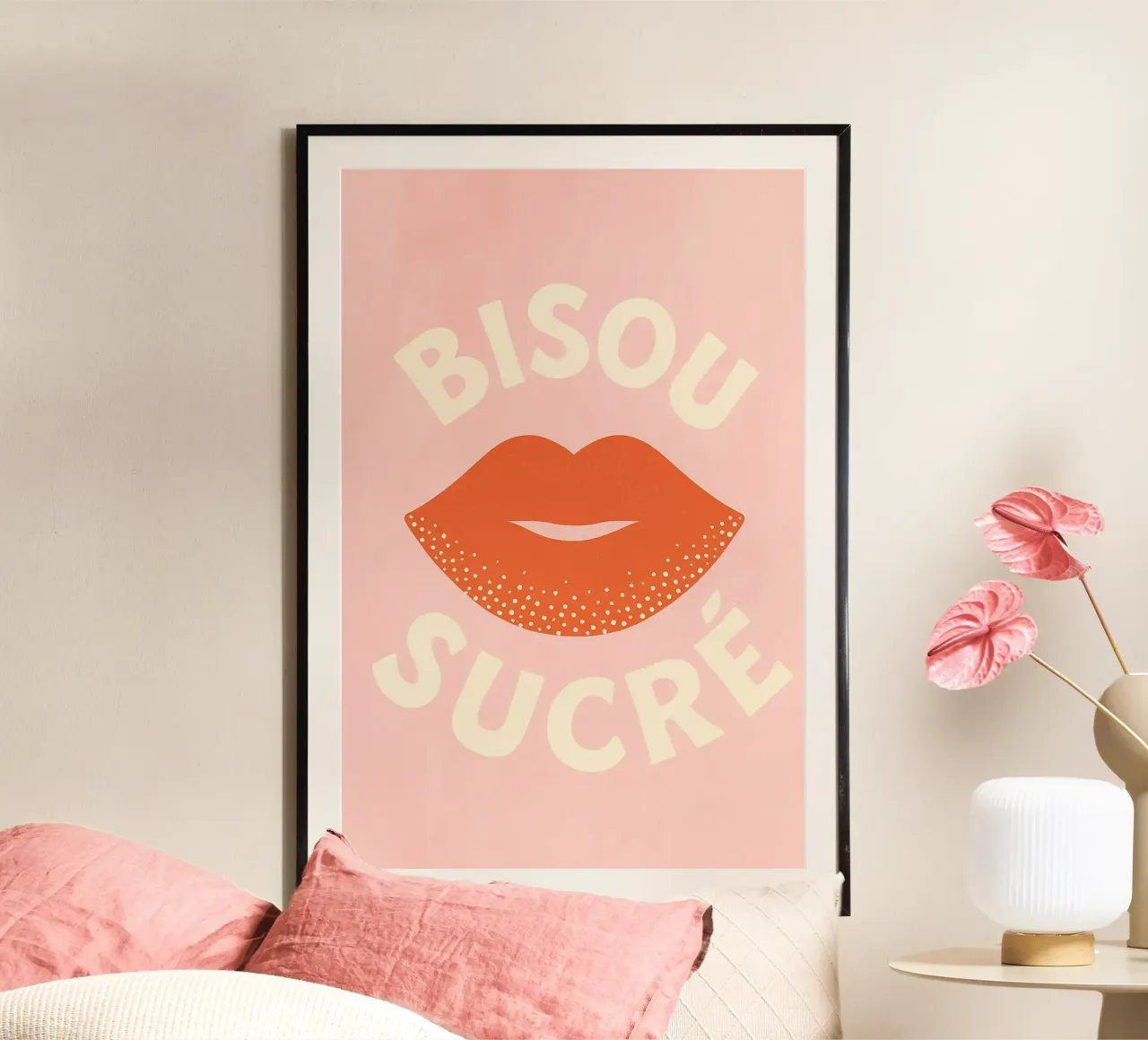 Dolce bacio poster da PurePeachStudio