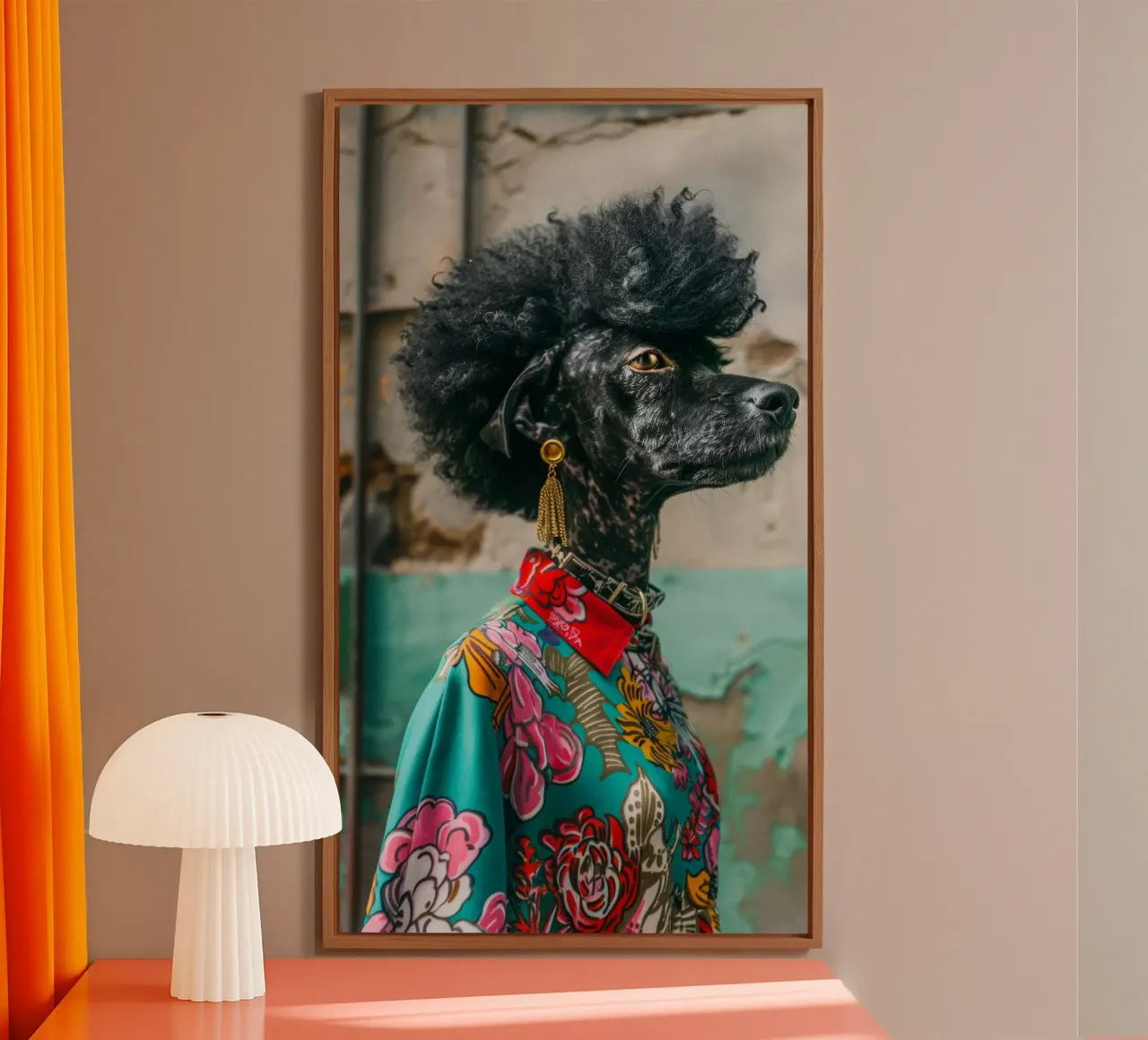 Lila alluminio dibond da Affiches Chien Originales – Dogland