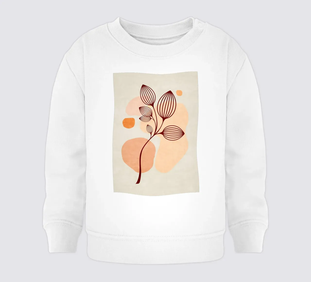 Fiori eleganti 01 felpa neonato da Charlotte Gagnon