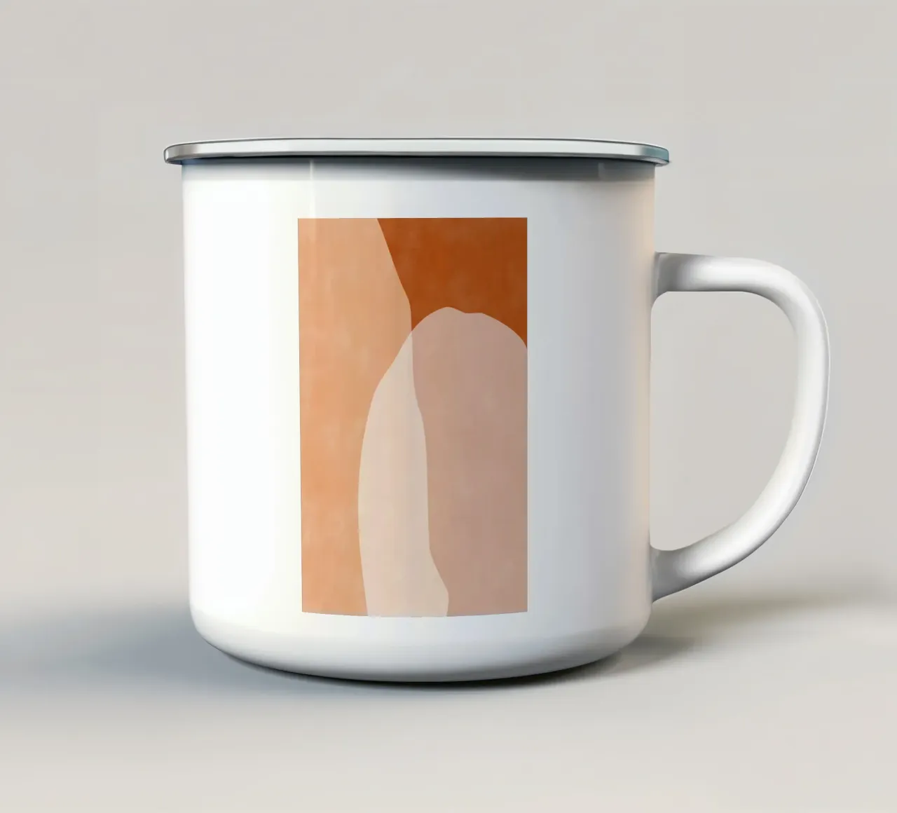 Terracotta 50 tazza in smalto da Charlotte Gagnon