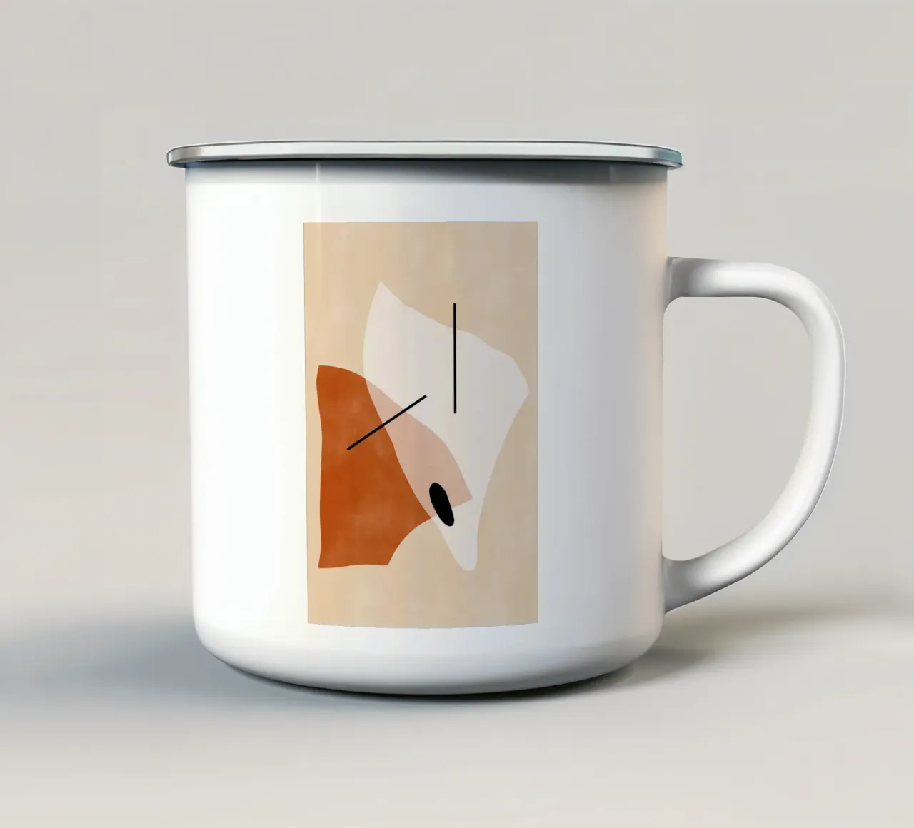 Terracotta 48 tazza in smalto da Charlotte Gagnon