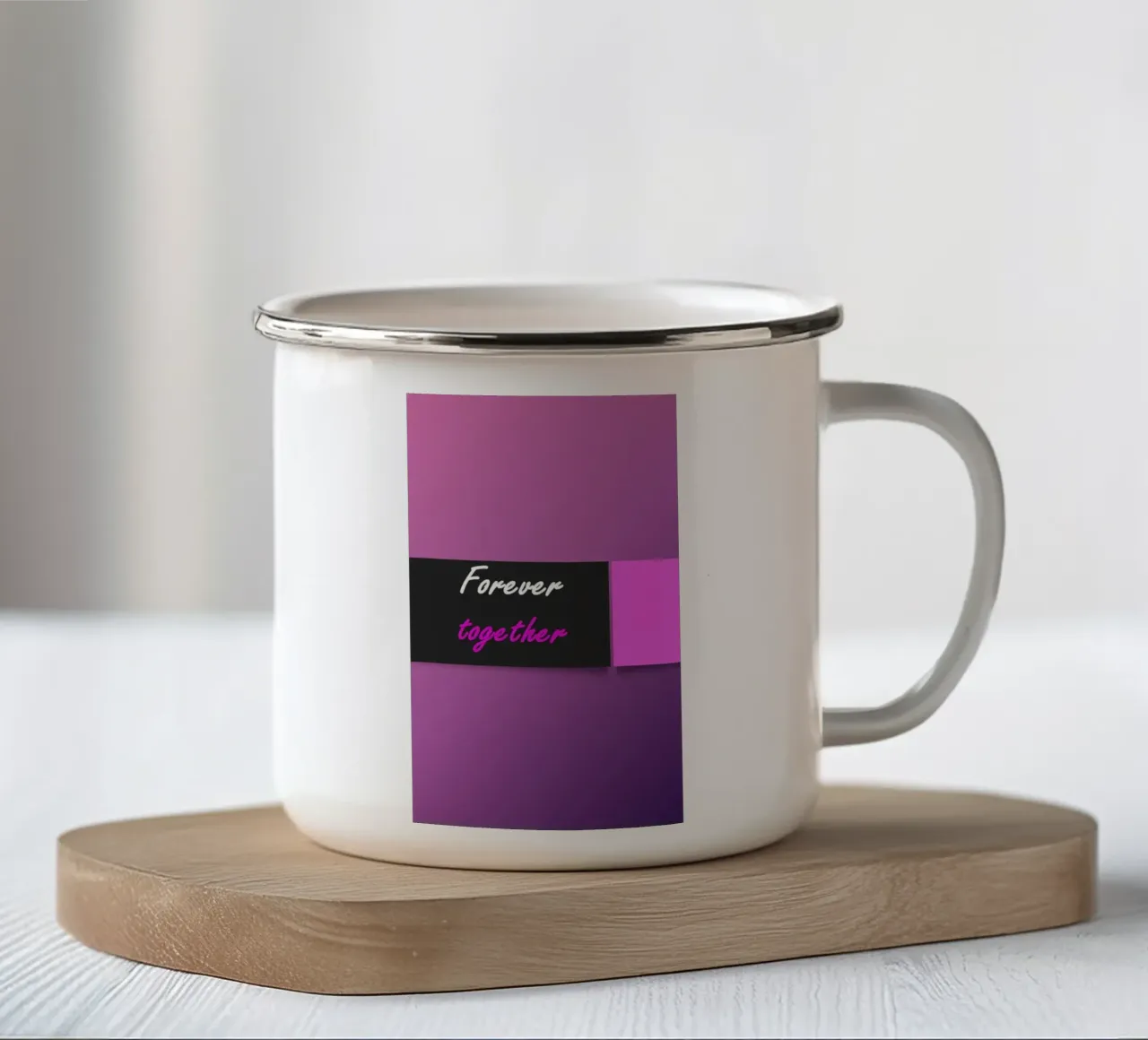 Per sempre insieme tazza in smalto da BenCoStyle