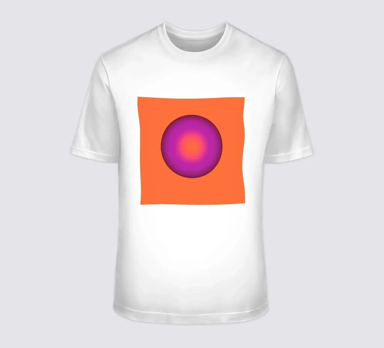 Kugel Design in lilla e arancione t-shirt da BenCoStyle