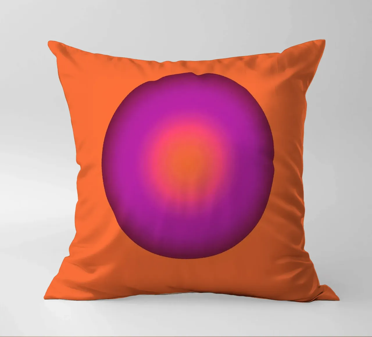 Kugel Design in lilla e arancione cuscino da BenCoStyle