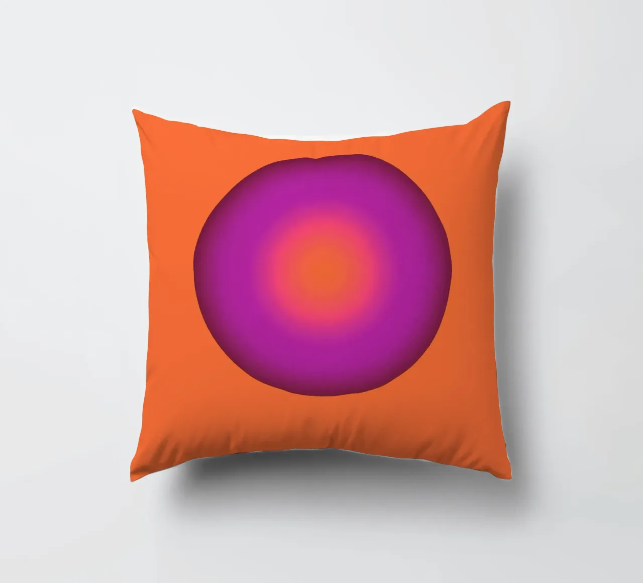 Kugel Design in lilla e arancione cuscino da BenCoStyle