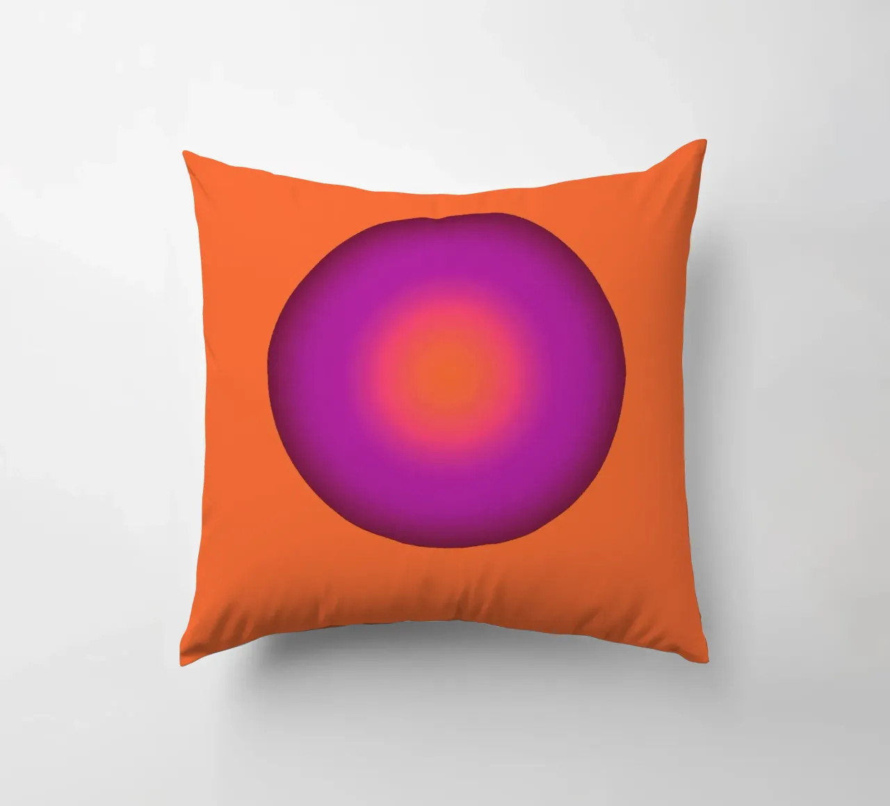 Kugel Design in lilla e arancione cuscino da BenCoStyle