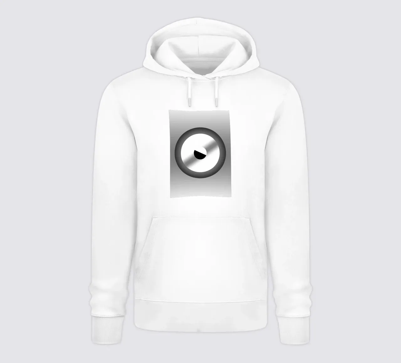 Design grigio con sfumature di colore felpa con cappuccio da BenCoStyle