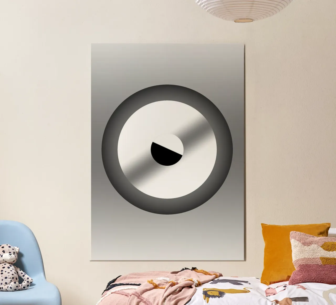 Grijs ontwerp met kleurverloop hahnemühle van BenCoStyle
