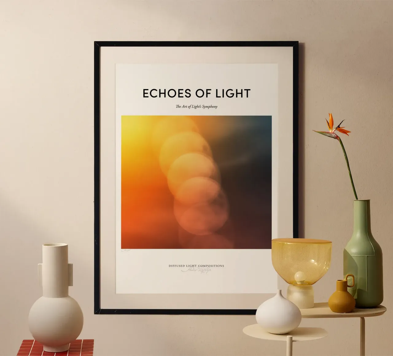 Echi di luce: Tramonto carta hahnemühle da Studio Zephyr