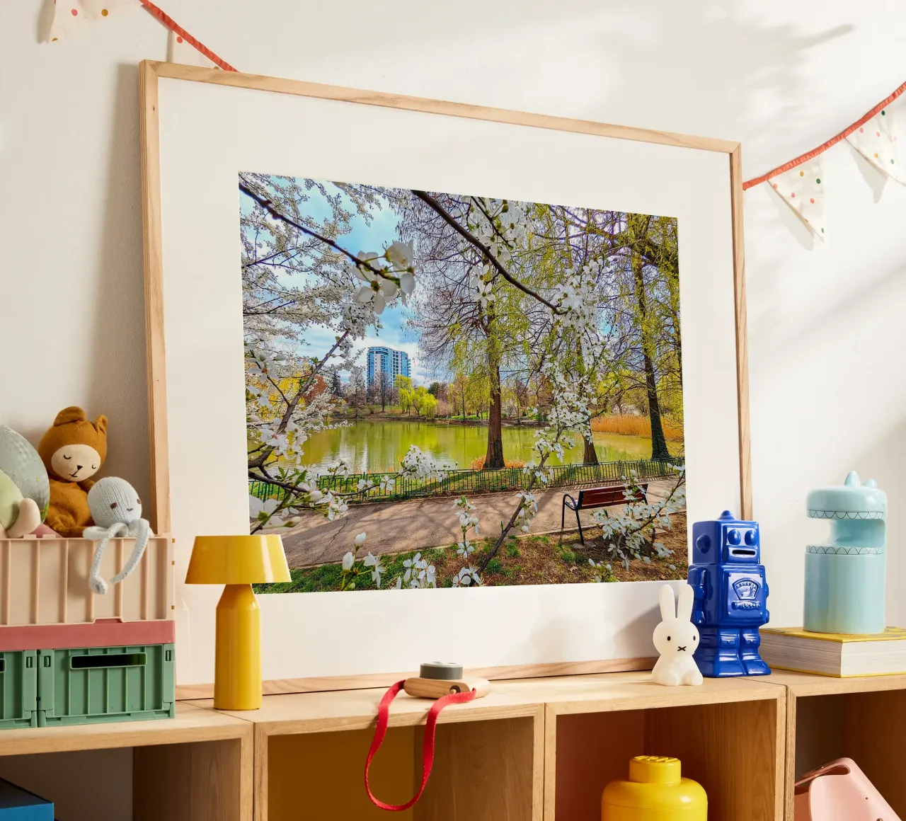 Spring Walk in the Park – Fine Art Print hahnemühle by jay