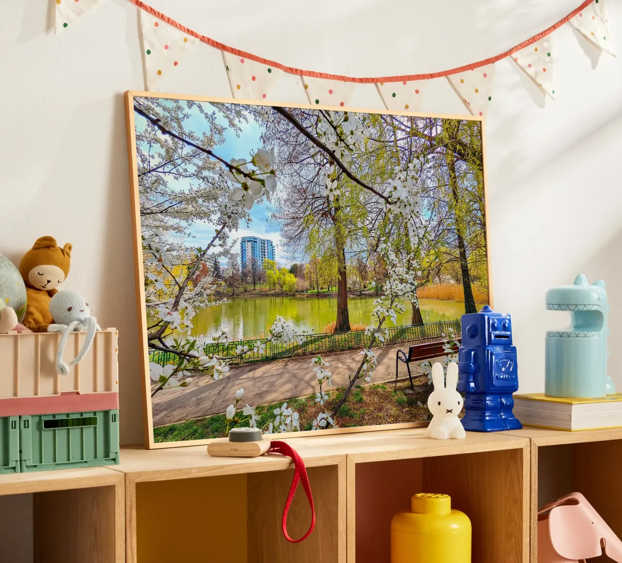 Spring Walk in the Park – Fine Art Print hahnemühle by jay