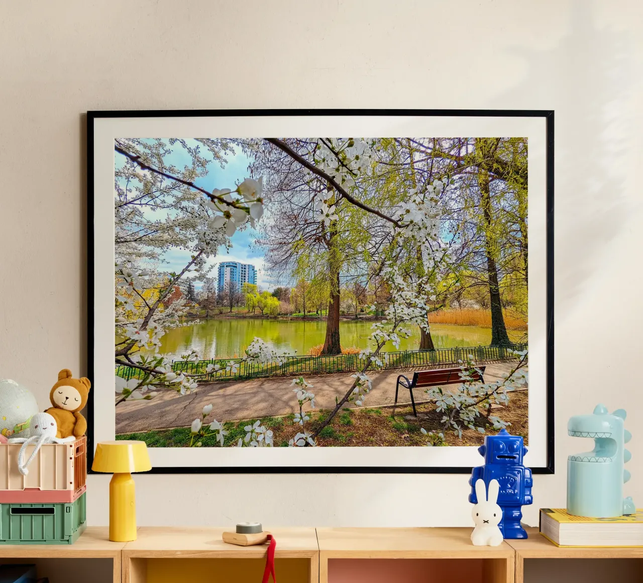 Spring Walk in the Park – Fine Art Print hahnemühle by jay