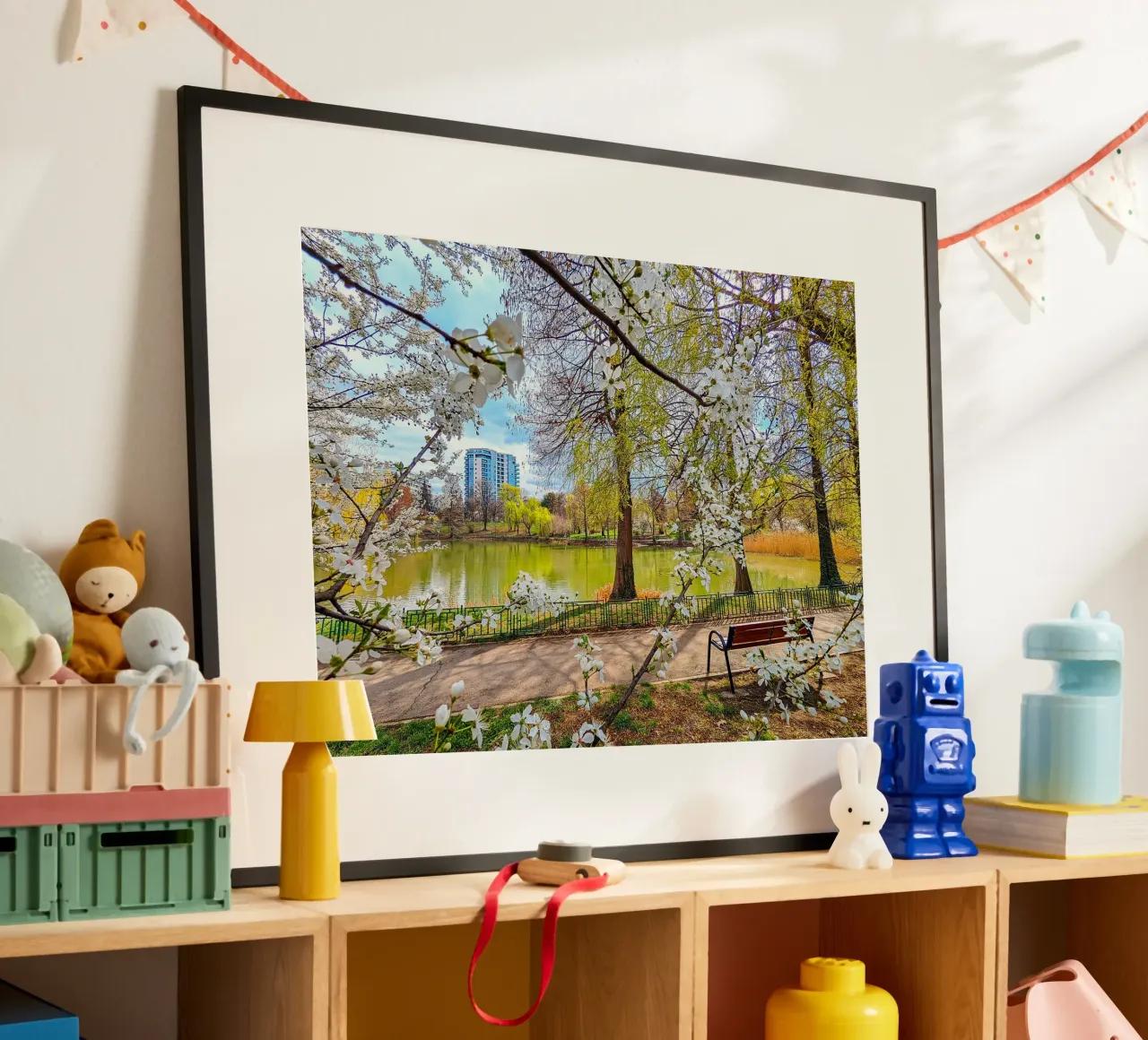 Spring Walk in the Park – Fine Art Print hahnemühle by jay