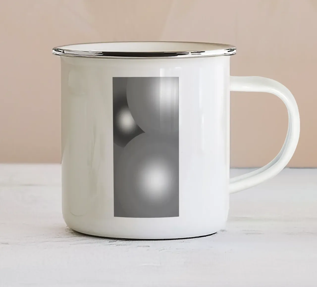 Palline luminose tazza in smalto da BenCoStyle