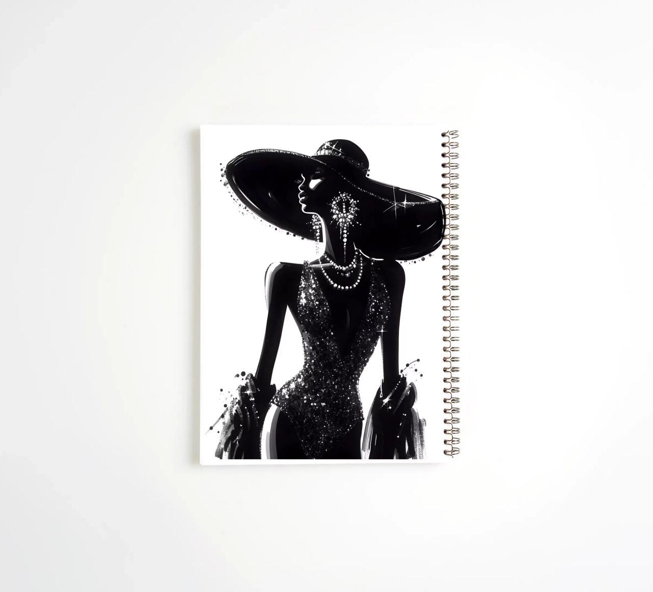 SUN SEA AND SEQUINS spiral notebook by ARTOMATIC