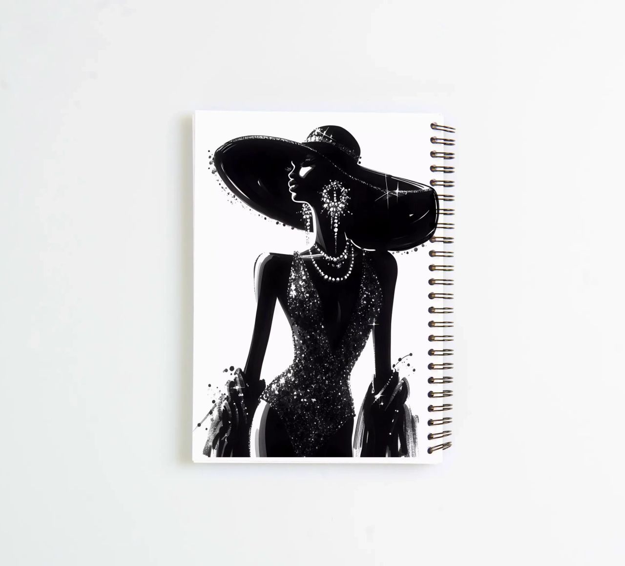 SUN SEA AND SEQUINS spiral notebook by ARTOMATIC