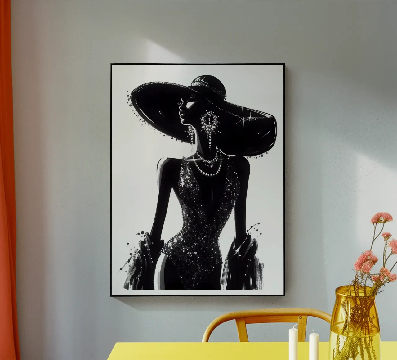 SOLE MARE E PAILLETTES plexiglass da ARTOMATIC