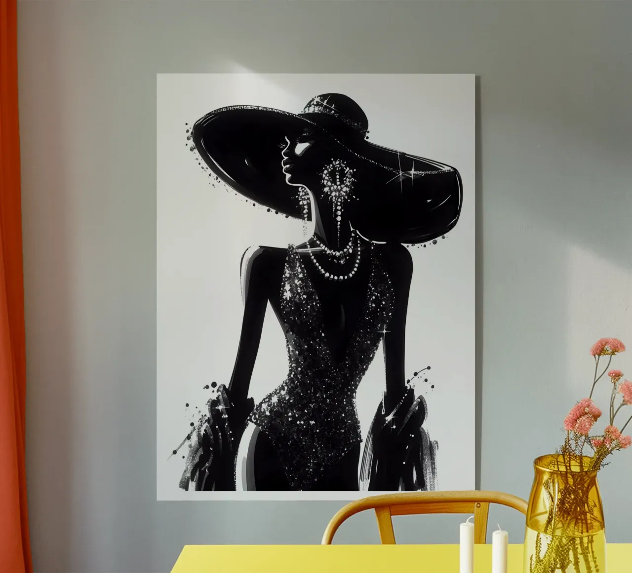 SOLE MARE E PAILLETTES plexiglass da ARTOMATIC