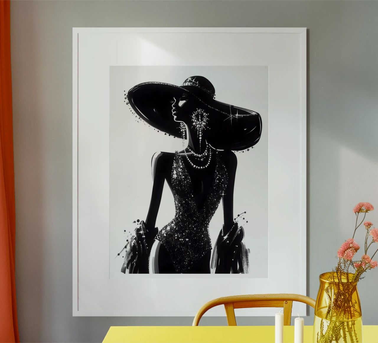 SUN SEA AND SEQUINS poster by ARTOMATIC