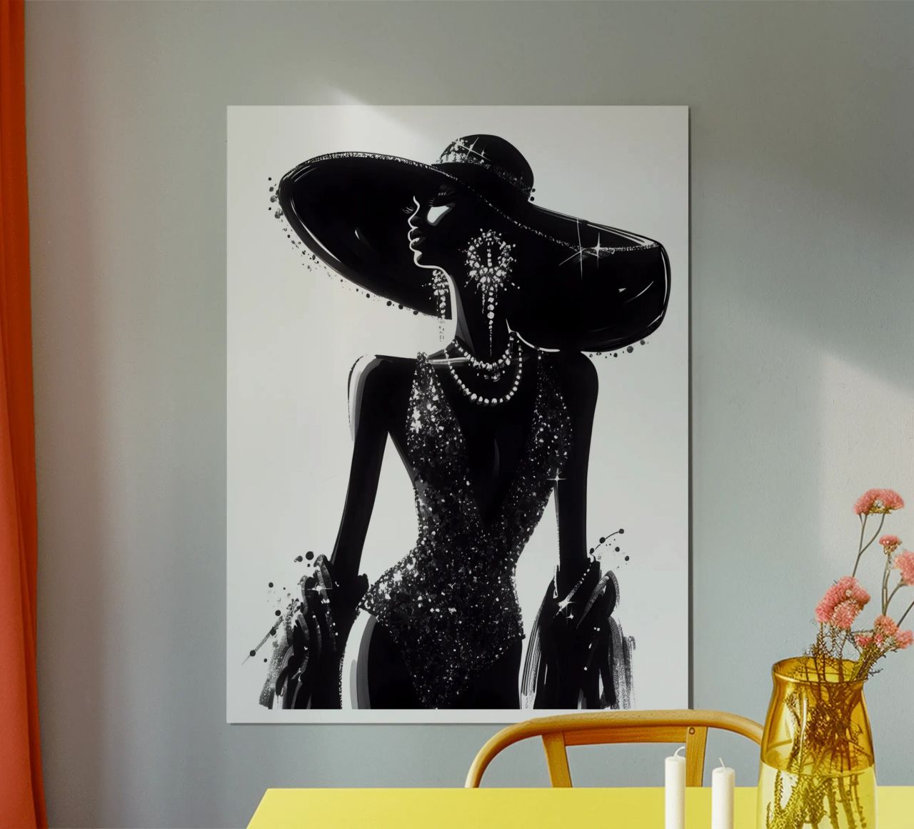 SUN SEA AND SEQUINS poster by ARTOMATIC