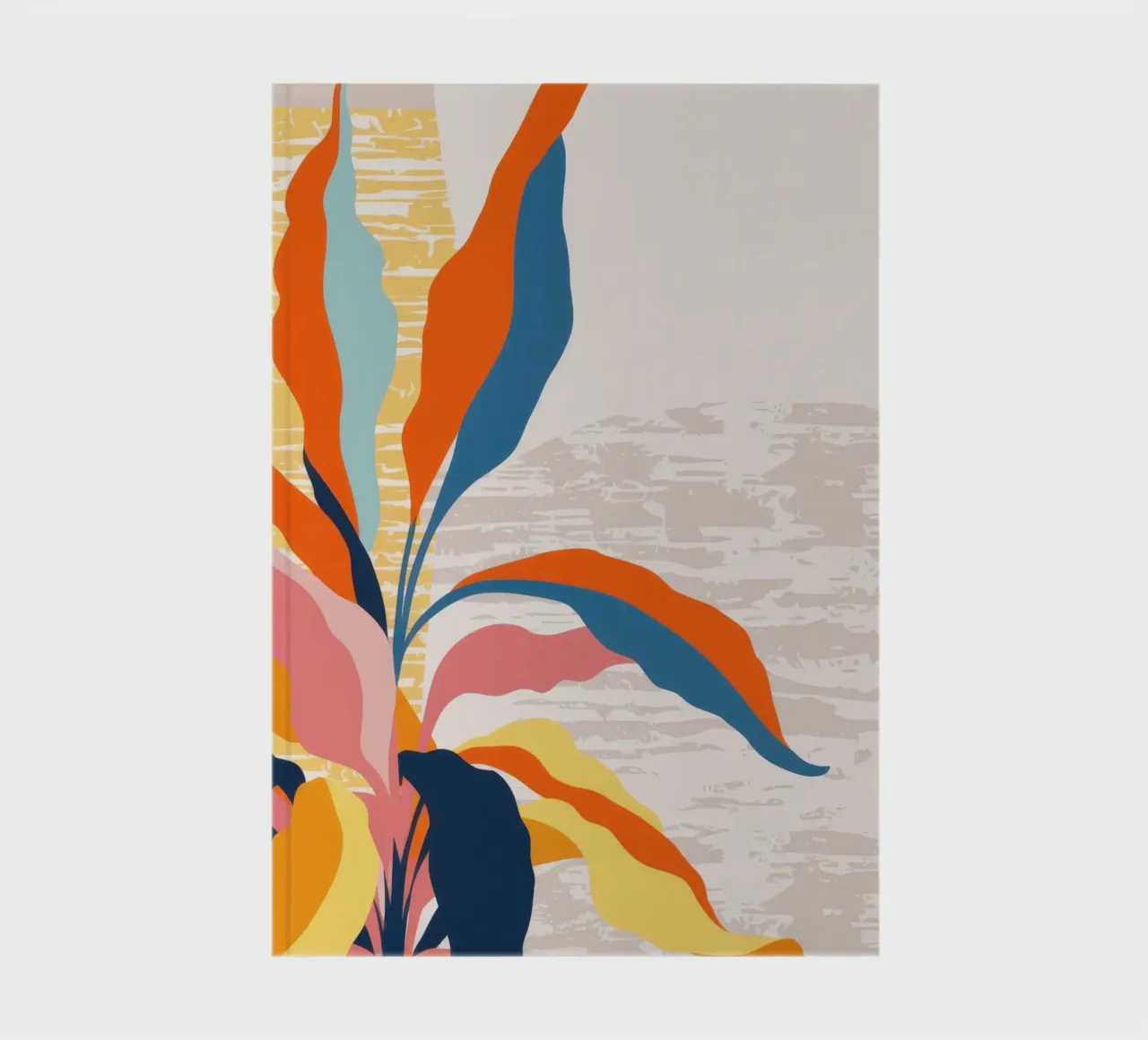 Elegant Botanical Form notebook by Kala Martir