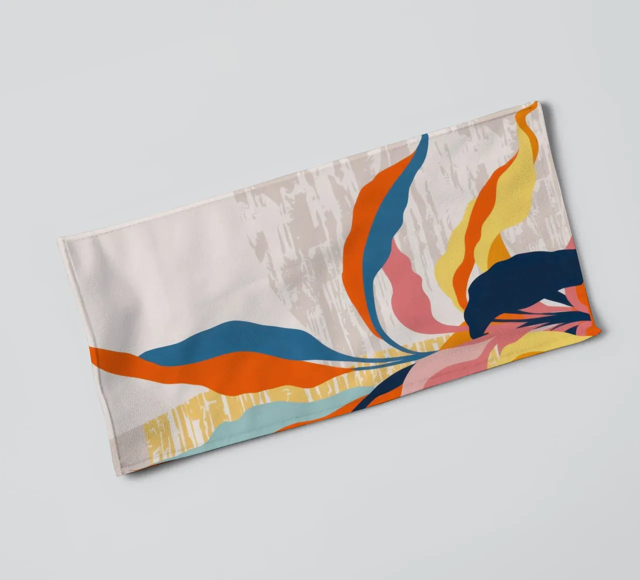 Elegant Botanical Form towel by Kala Martir