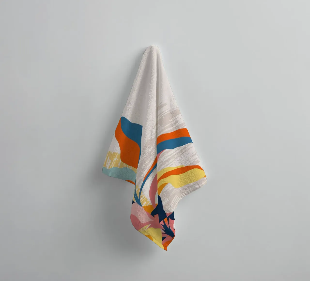 Elegant Botanical Form towel by Kala Martir