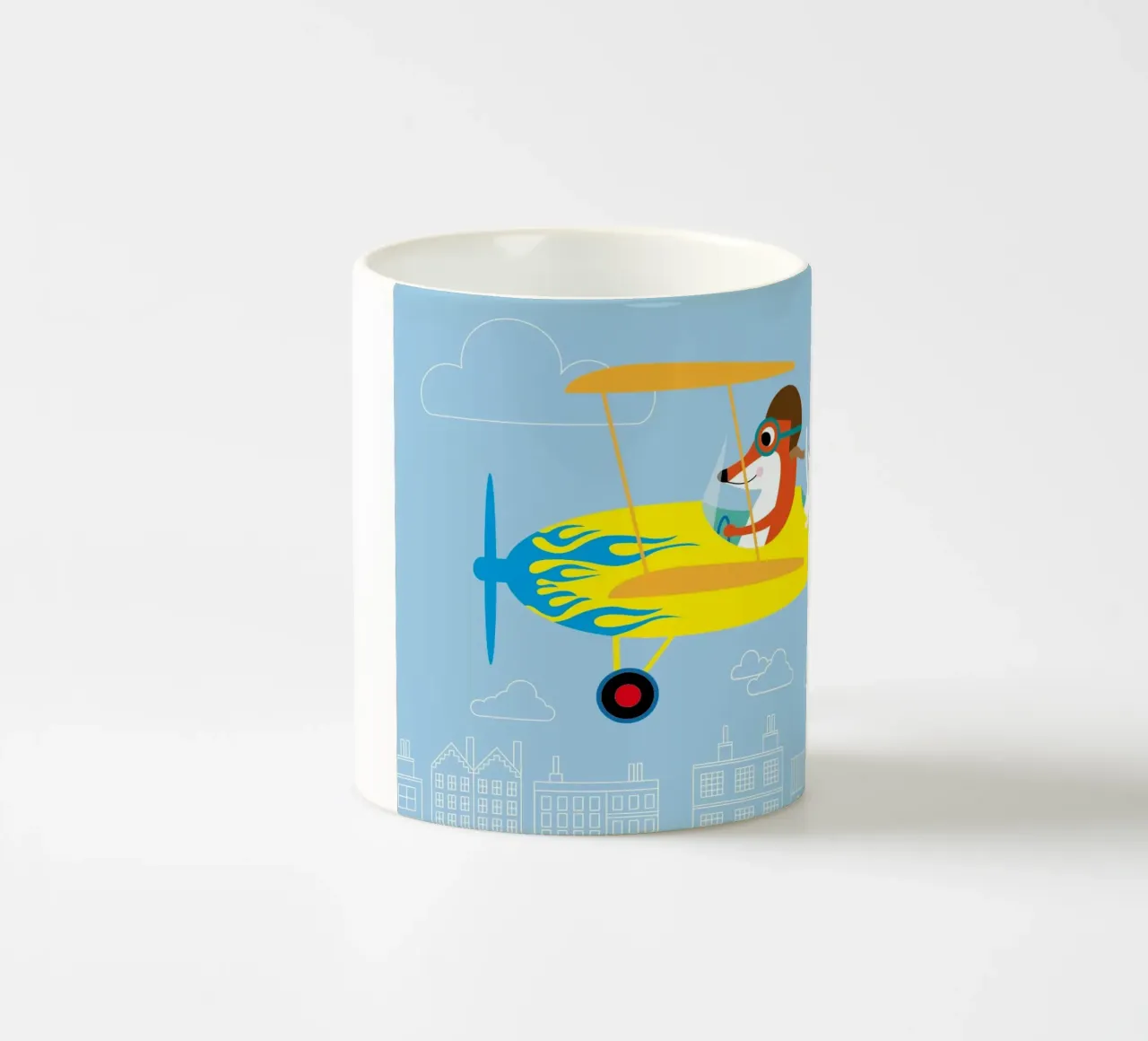Volpe e lepre tazza in ceramica da Looks n Brains