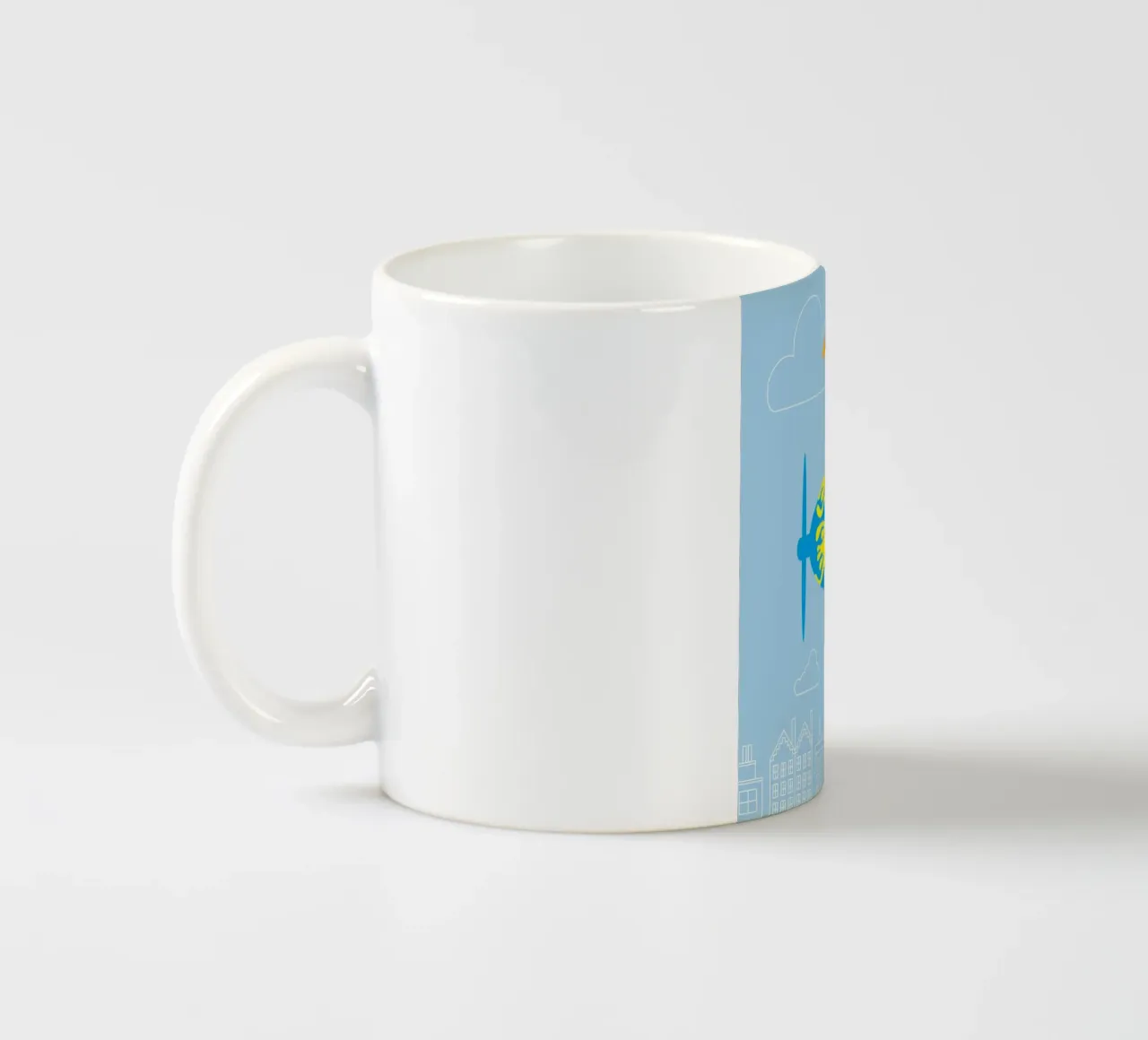 Volpe e lepre tazza in ceramica da Looks n Brains