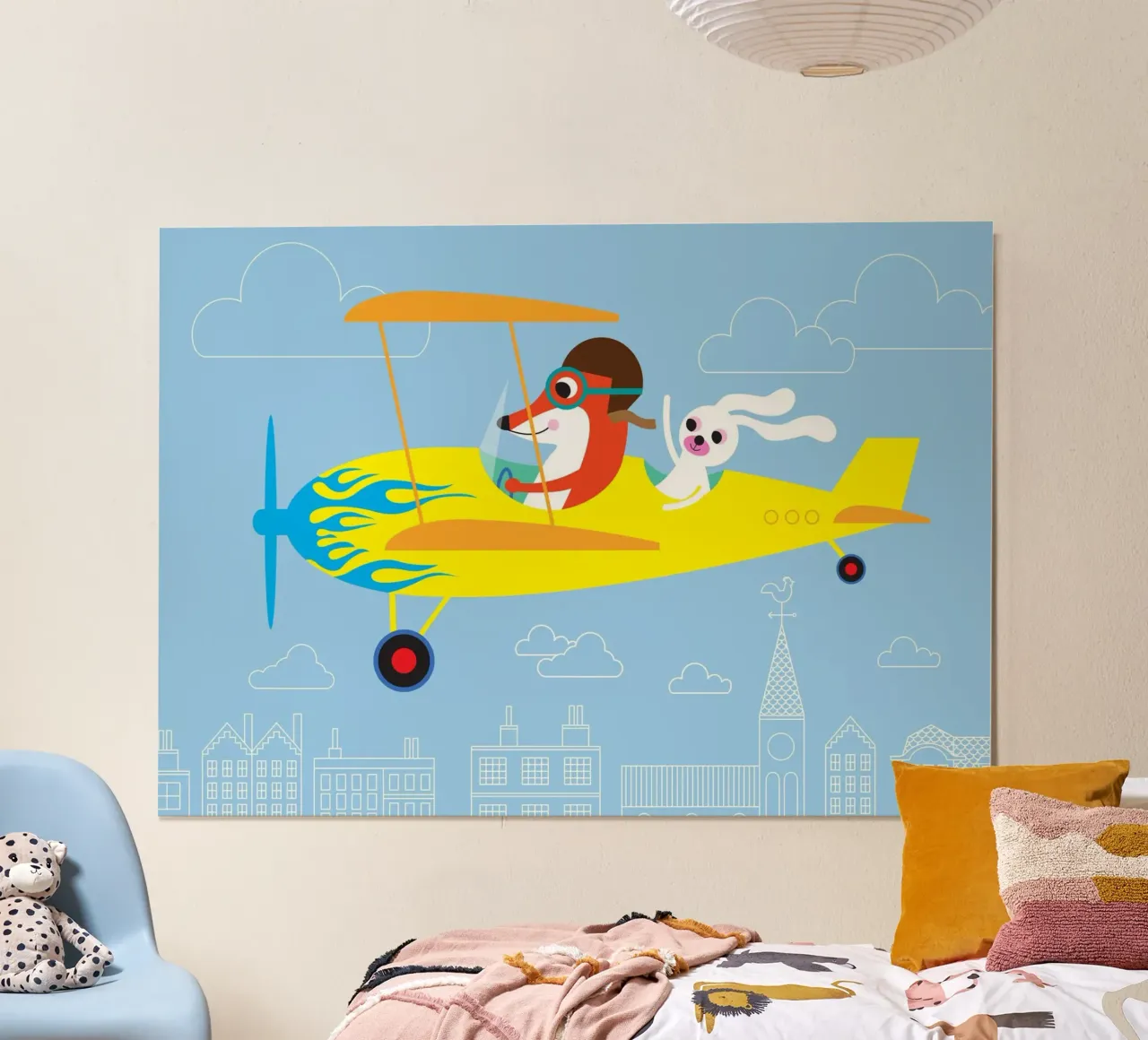 Volpe e lepre poster da Looks n Brains