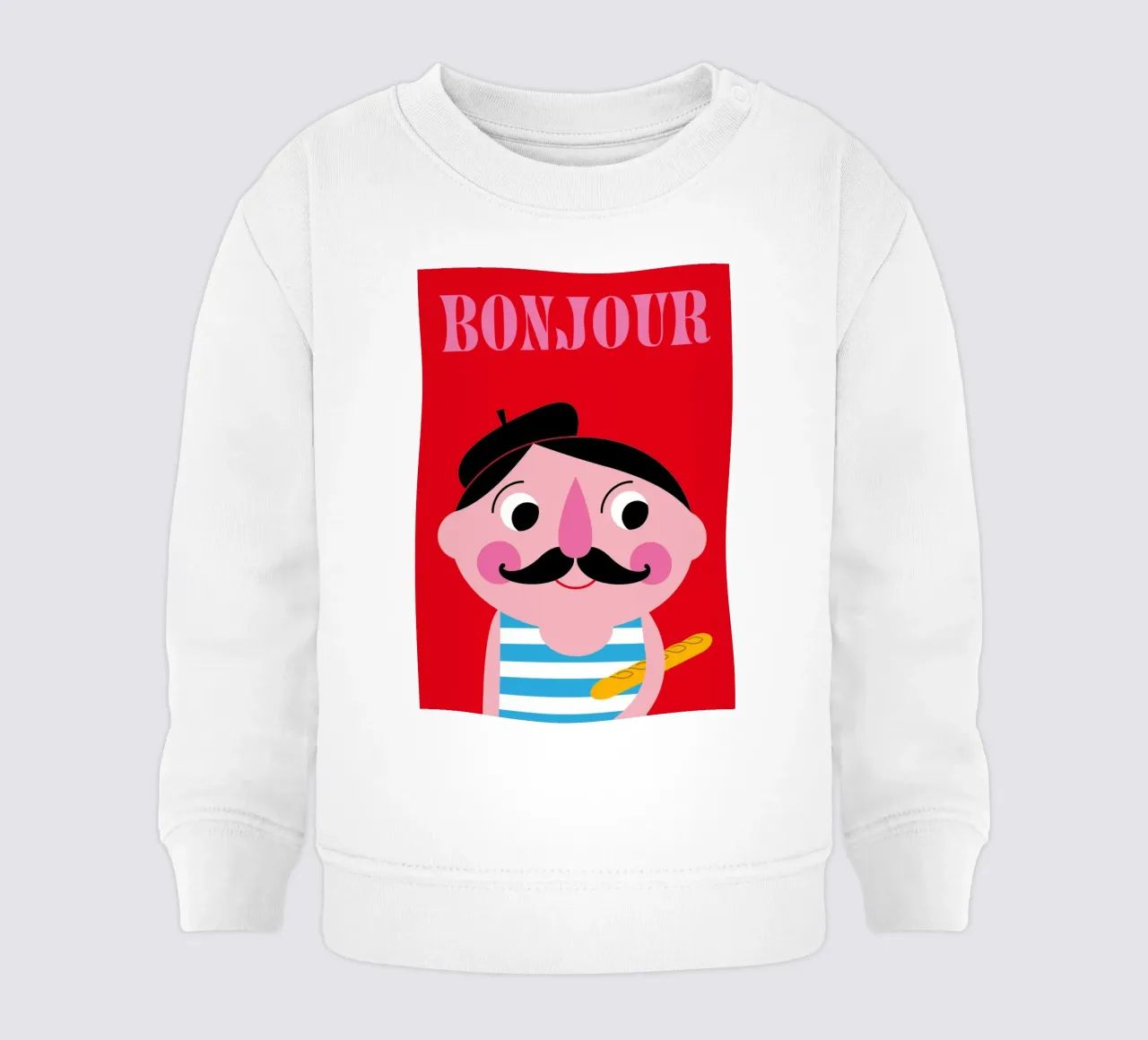Bonjour felpa neonato da Looks n Brains