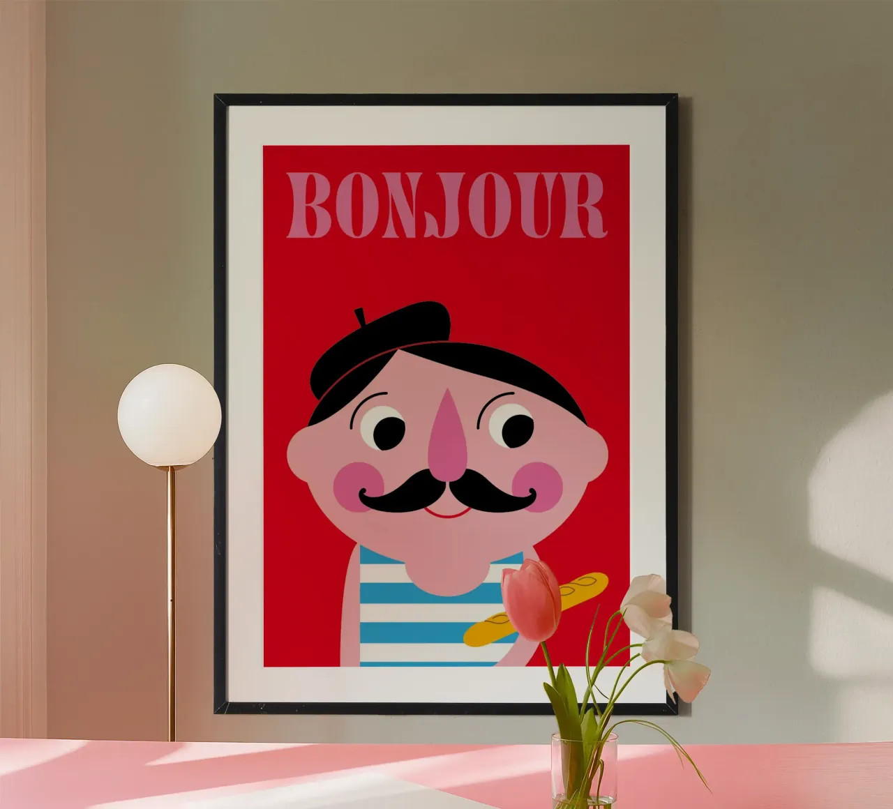 Bonjour poster da Looks n Brains
