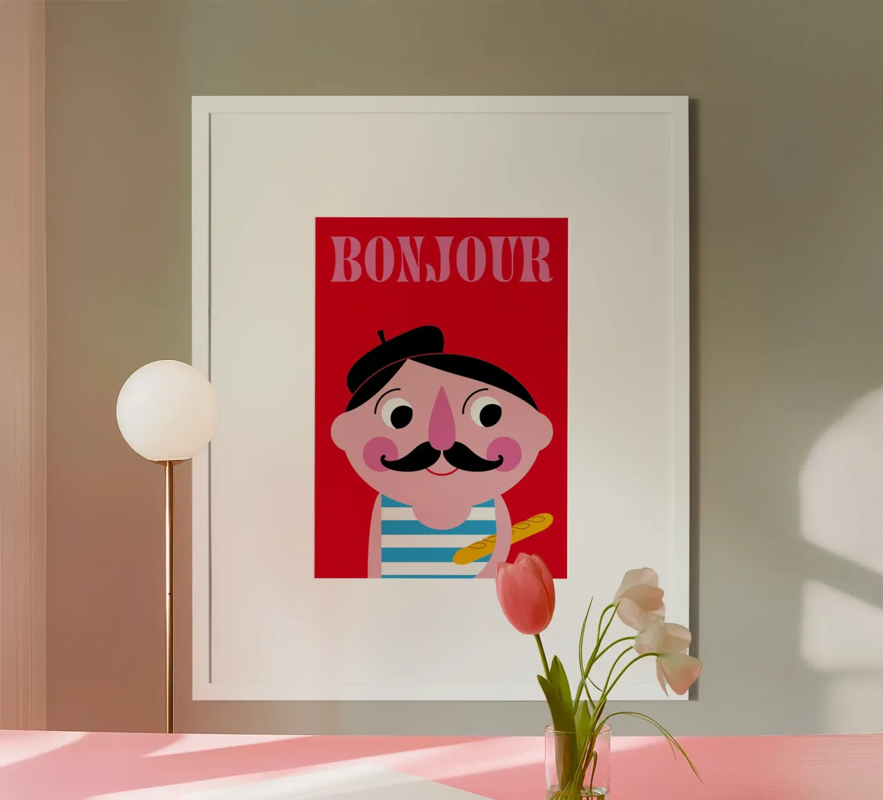 Bonjour poster da Looks n Brains