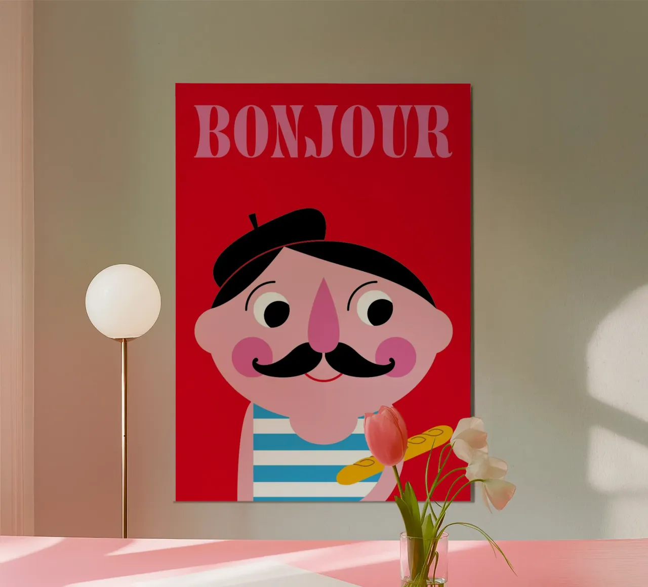 Bonjour poster da Looks n Brains