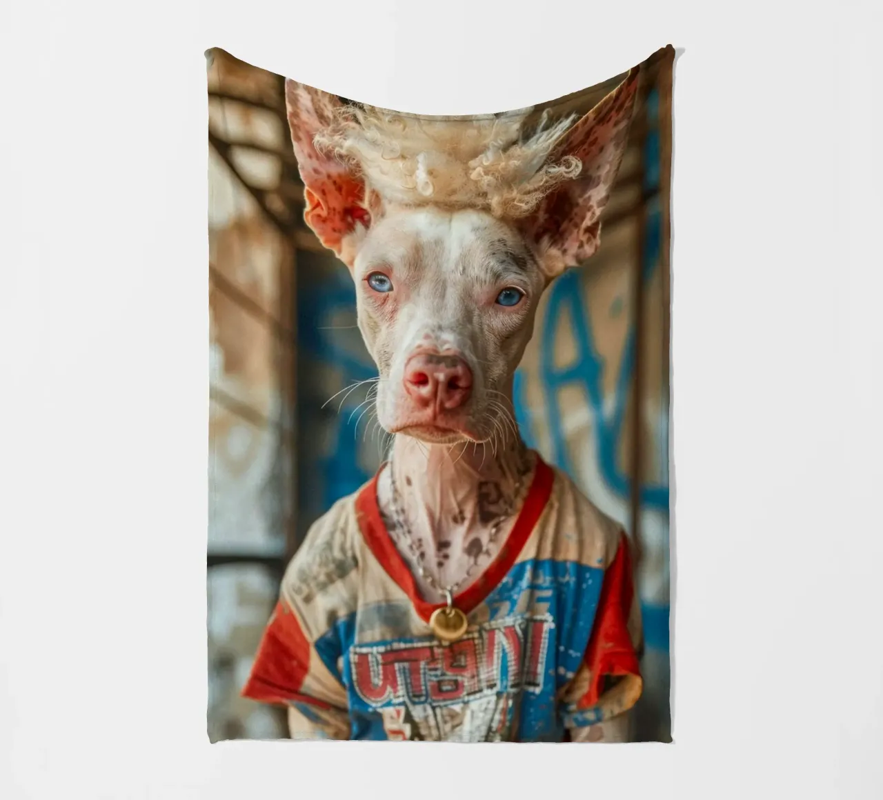 Julian coperta in pile da Affiches Chien Originales – Dogland