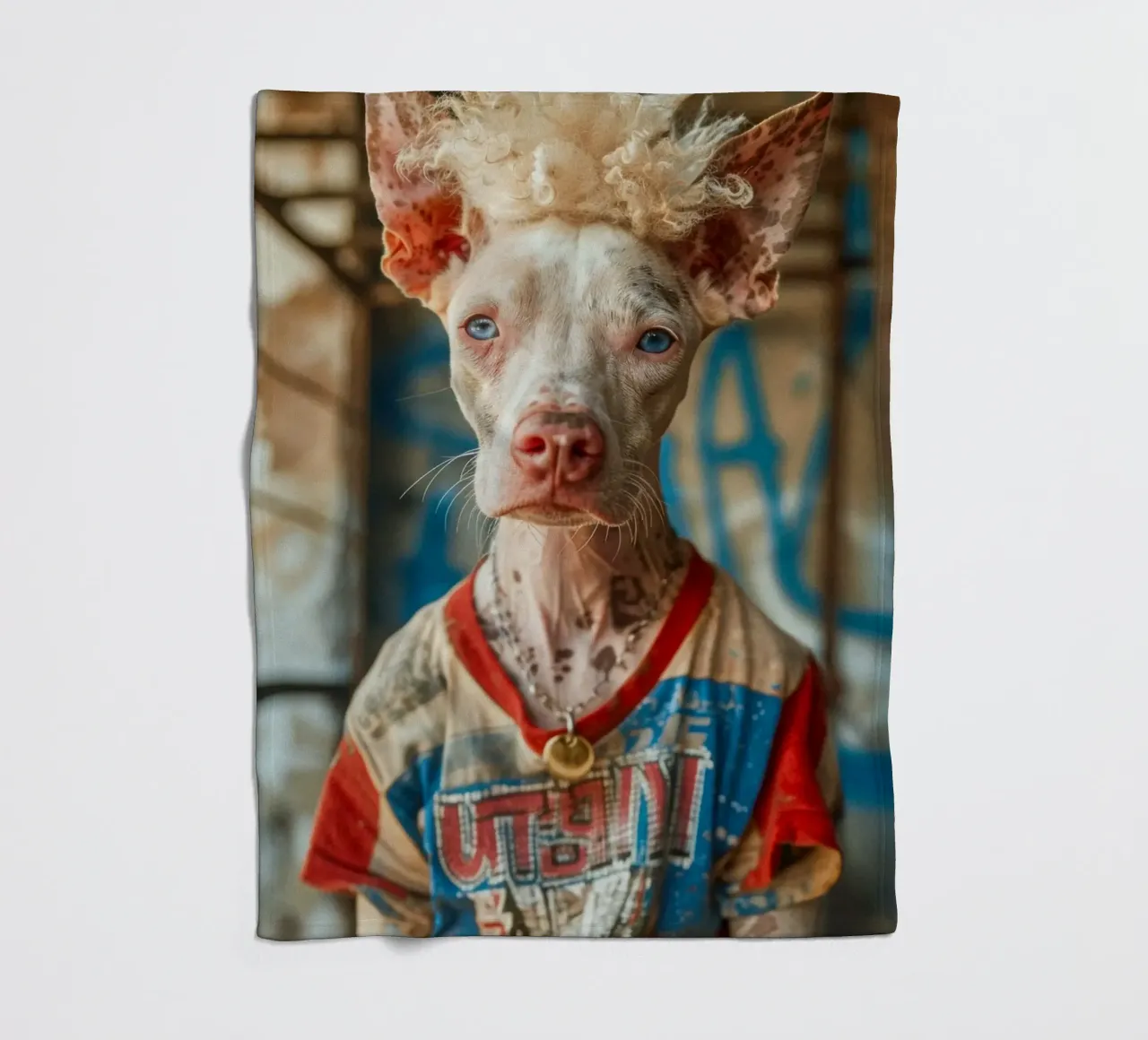 Julian coperta in pile da Affiches Chien Originales – Dogland