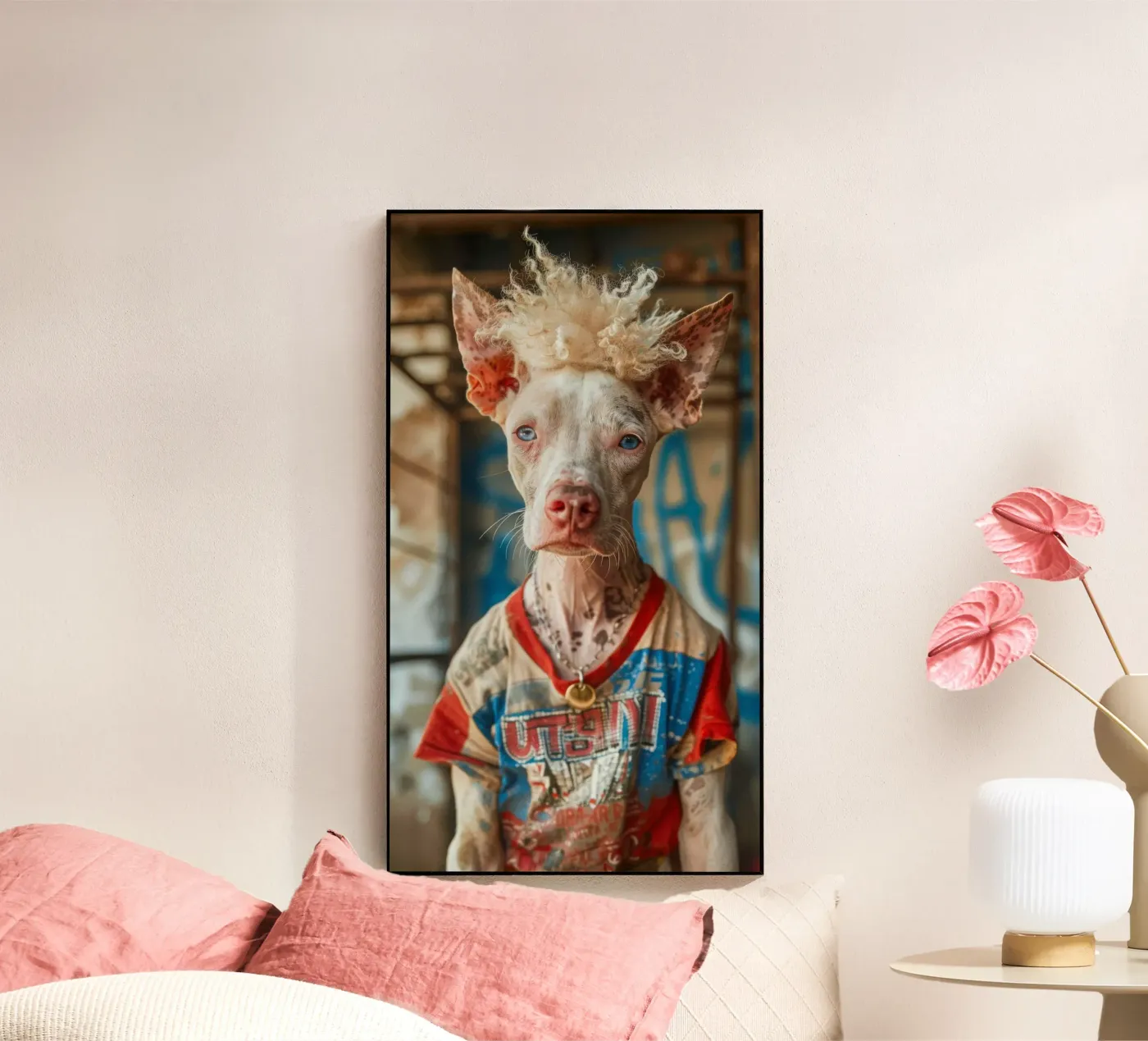 Julian acryl van Affiches Chien Originales – Dogland